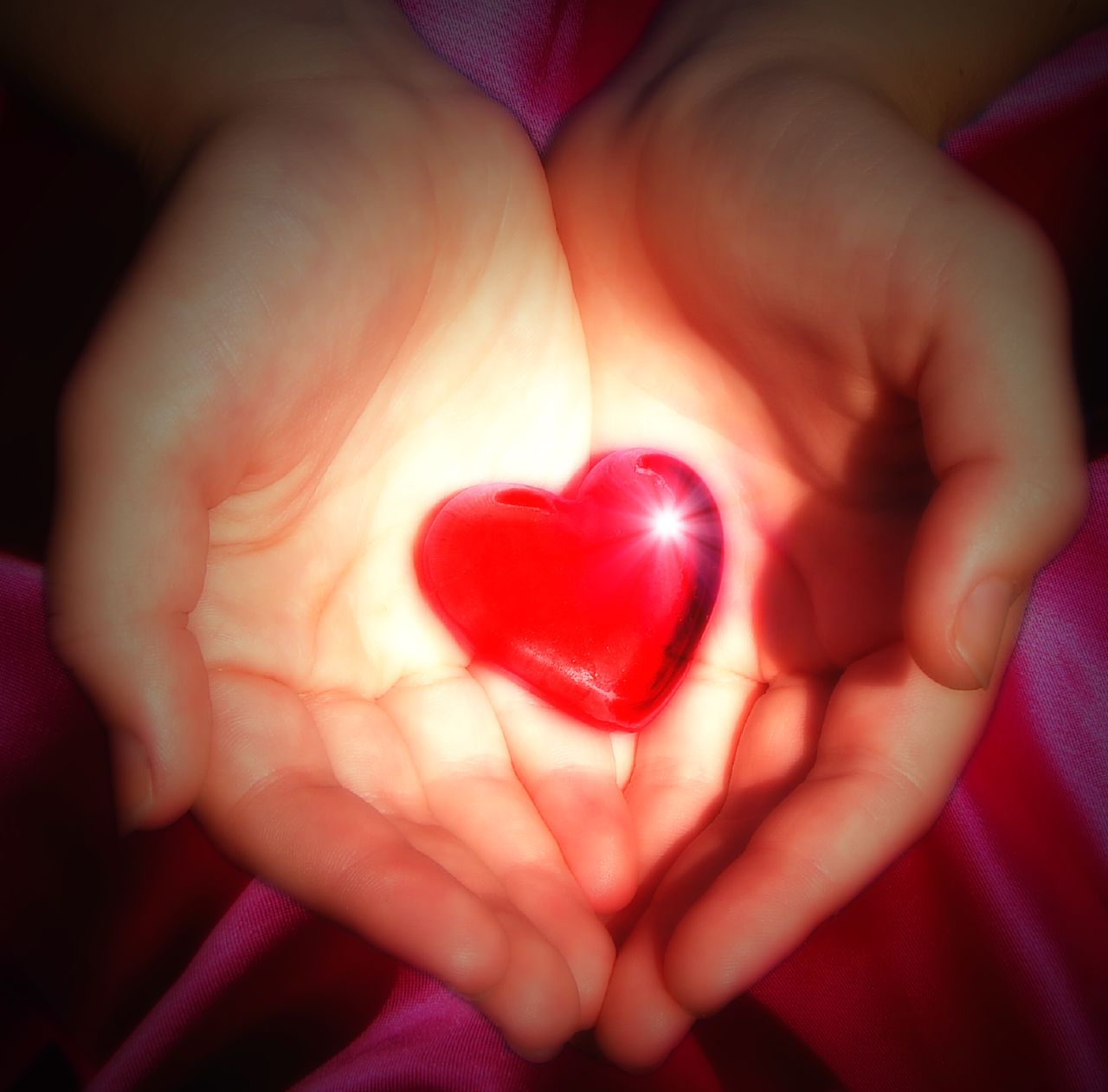 LOVE - HEART IN HAND